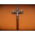 Krzyż saletyński drewniany kolor ciemny brąz 20 cm